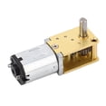 thumbnail image 1 of DC Motor, 12V DC Worm Gear Motor High Temperature Resistant  for Robot 16RPM,27RPM,53RPM, 1 of 7