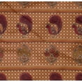 thumbnail image 4 of oneOone Cotton Poplin Twill Rust Brown Fabric Geometric|Peacock & Floral Block Craft Projects Decor Fabric Printed By The Yard 56 Inch Wide, 4 of 4