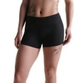 thumbnail image 2 of Tough Mode Women's 3" Athletic Running Workout Volleyball Spandex Gym Dance Crossfit WOD Lifting Active Soccer Sports Training Compression Booty Shorts, 2 of 5