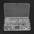 thumbnail image 4 of Kit de Rivets, Assortiment de Têtes Plates en Aluminium, Fixation Ferme pour Surface d'Installation avec Résistance à la Corrosion et Longue Durée de Vie, 4 of 7