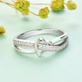 thumbnail image 5 of Starchenie Infinity Heart Ring for Women 925 Sterling Silver Size 8, 5 of 7