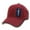 Maroon, variant on Low Structured Baseball Caps, Pink