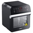 thumbnail image 2 of GoWISE USA GW44800-O Deluxe 12.7 cuartos 15 en 1 freidora de aire eléctrica con asador y deshidratador + 50 recetas QT, negro/plata, 2 of 5