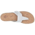 thumbnail image 5 of Clarks 26141080: Women's Step June Reef White Synthetic Flip Flops (7.5 B(M) US Women), 5 of 7