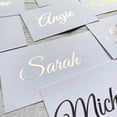 thumbnail image 2 of Calcomanía personalizada con nombre, etiqueta de palabra, vinilo, botella de agua de vidrio, nombre personalizado nupcial y palabra, fuente de Navidad E836, 2 of 3