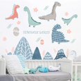 thumbnail image 3 of Un conjunto de dinosaurios Adhesivo de pared Decoración de pared para sala de estar Dormitorio TUNC Sencillez, 3 of 5
