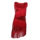 thumbnail image 5 of Vestido de baile para mujer, vestido latino de lentejuelas, vestidos de lentejuelas de los años 20, ropa de baile, vestido con borlas, vestid rojo, 5 of 8