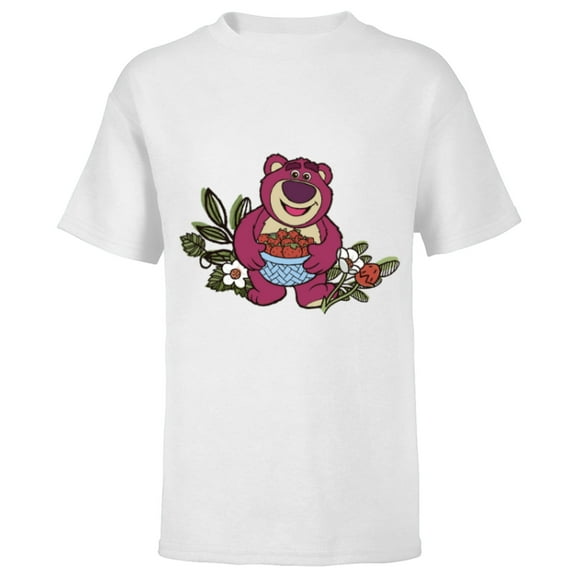 Disney and Pixar’s Toy Story Lotso Strawberry Fest - Short Sleeve T-Shirt for Kids - Customized-White