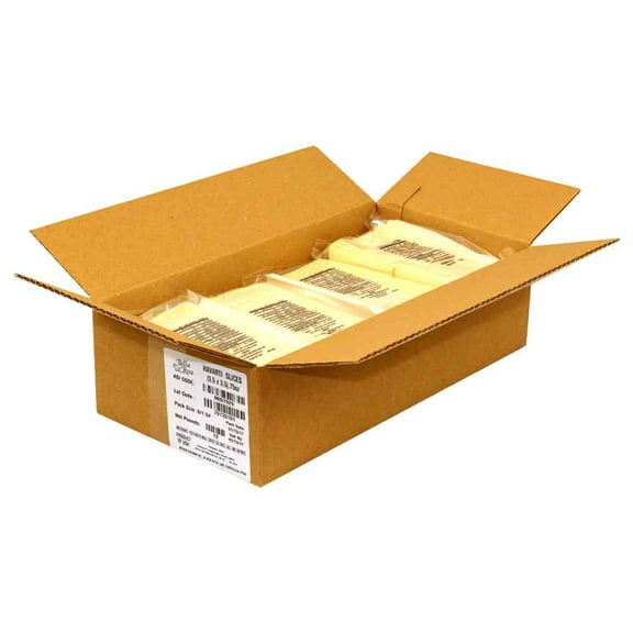 Bella Rosa Sliced Havarti Cheese, 1.5 Pound -- 8 per case.