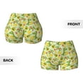 thumbnail image 6 of Yiaed Cartoon Dinosaurs,Cute Dinosaurs Print Women's Athletic Shorts Running Shorts Sporty Short High Waisted Elastic Workout Shorts for Yoga Gym Running & Sports -Medium, 6 of 8