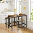 thumbnail image 4 of Boutique Home Set of 2 Kitchen Bar Stools in Rustic Wood Style, 4 of 7
