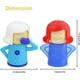 thumbnail image 2 of Limpiador de microondas Angry Mom y absorbente de olores del congelador Chilly Mama, 2 herramientas de cocina (Steaming Mama y Fridge Mama), 2 of 5