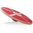 thumbnail image 2 of Philosophy Gym Wobble Balance Board, Round Wooden Core Trainer for Adults - Red, 2 of 7
