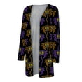 thumbnail image 4 of Vestes pour Femmes Cardigans d'Halloween pour Femmes Couverture Légère Blouses Décontractées à Imprimé Araignée Ouvertes avec Poches Vestes de Course pour Femmes en Liquidation, 4 of 5