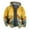 b-Gold, variant on Sport Coat Male Zipper Quilted Jacket 3D Pretty Printed Coat Loose Hooded Puffer Jacket Men Gold L