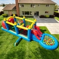 thumbnail image 4 of Relunch 30FT Commercial PVC Inflatable Obstacle Course Bounce House Slide for Kids with Blower, Heavy Duty Quality Outdoor Party, 30x7.9x7.9FT, 4 of 11