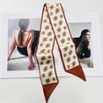 thumbnail image 1 of Zhuge Bufanda elegante, bufanda pequeña larga, bufanda fina con tiras estrechas, corbata para el cuello, decoración para bolso con lazo para el cabello -1 pieza (rojo), 1 of 1