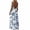A1-Light Blue72, variant on XIAOCHA Summer Floral Maxi Dress for Women Porcelain Print Thin Strap Back Tie Deep Open Back Vacation Gowns