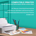 thumbnail image 6 of 62XL Ink Cartridges Compatible for HP  62 Ink Cartridge for Ink 62 XL for Envy 7640 5660 5540 7645 OfficeJet 5740 8040 OfficeJet 200 250 Printer (1 Black, 1 Tri-Color), 6 of 6