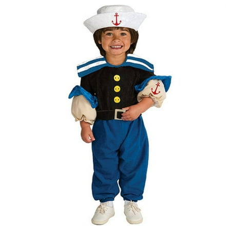 Rubies Toddler Boys Muscle Sailor Costume Popeye 2T