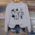 thumbnail image 2 of WEAIXIMIUNG Sweatshirts à Col Rond pour Femmes Pull à Capuche Imprimé Lettre pour Automne et Hiver, 2 of 3