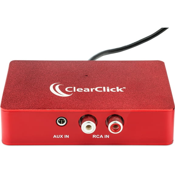 ClearClick Audio to USB 2.0 (Second Generation) - Audio Capture & Live Streaming Device - Input 1/8" 3.5mm Aux AV RCA Audio & Music - USB-C Plug & Play