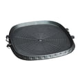 thumbnail image 4 of Luzkey Korean Grill Pan Korean BBQ Plate Rectangle Cooking Tool Heavy Duty Frying Pan Barbecue Tray for Restaurant Garden Travel BBQ, 4 of 8