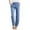 Sky Blue, variant on Dgankt Breathable Linen Pants Women's Tapered Pants 100% Linen Drawstring Back Elastic Waist Ankle Length Pants Loose Fit Wide Leg Pants Plus Size Womens Clothing