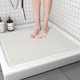 thumbnail image 1 of Alfombrilla de ducha antideslizante blanca, alfombrilla de bañera antideslizante de 60x60cm con drenaje, alfombrilla de baño de esponja de PVC suave para baño, secado rápido, 1 of 4