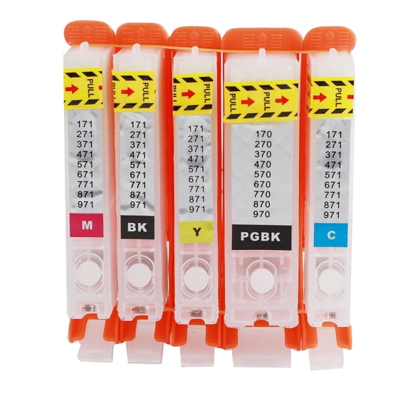 Cartucho de tinta Jadeshay 5 piezas PGBK Negro Azul Magenta Amarillo