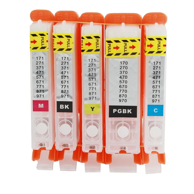 Cartucho de tinta Jadeshay 5 piezas PGBK Negro Azul Magenta Amarillo