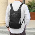 thumbnail image 2 of Mochila plegable ultraligera para exteriores, ligera, de 20 l, impermeable, para senderismo, viajes, almacenamiento, color gris, 2 of 5