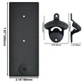 thumbnail image 3 of Jumiok Fridge Magnetic Bottle Opener Wall Mount Magnet Beer Cap Catcher for Metal Refrigerator, 3 of 4