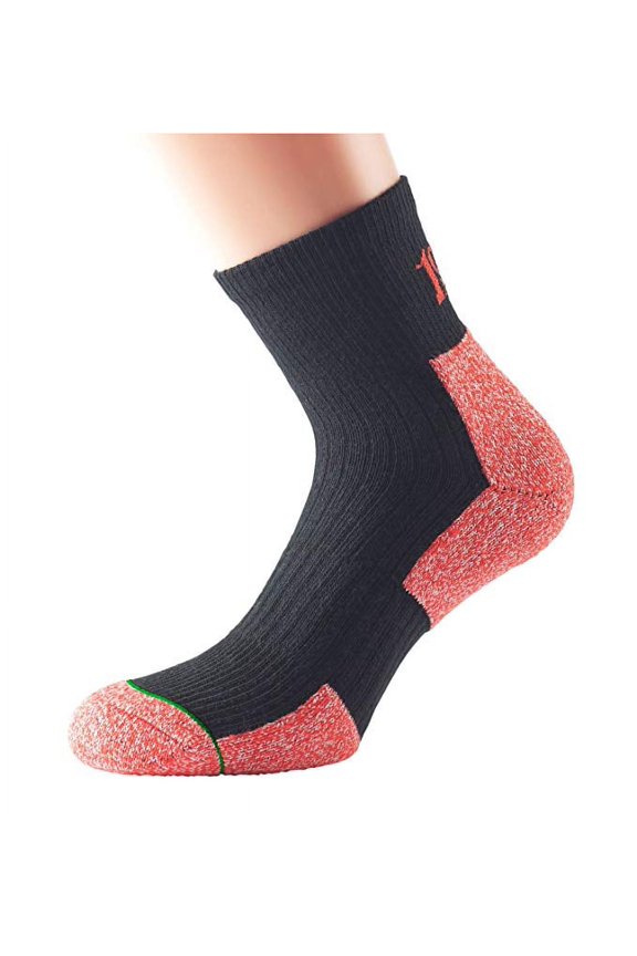 Men's Ultra Performance Sock Cupron Black/Orange, Medium 6-8.5 - NEW