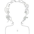 thumbnail image 4 of 14k Gold White Rhodium, Girl Prayer Religious Pendant Charm 14mm with 18" Dainty Neck Chain, 4 of 7