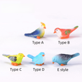 thumbnail image 3 of Mini pájaros de resina de colores creativos para jardinería, pequeños animales, plantas carnosas, adornos de regalo para el hogar, 3 of 5