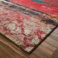 thumbnail image 2 of Mohawk Home Strata Eroded Color Pink Printed Area Rug, 5'x8', Teal & Pink, 2 of 5