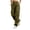 Army Green 1, variant on Womens Cargo Trousers High Waist Hiking Walking Jogging Pants Ladies Wide Straight Leg Casual Pants with Multi Pockets Ladies Casual Jogger Work Trousers