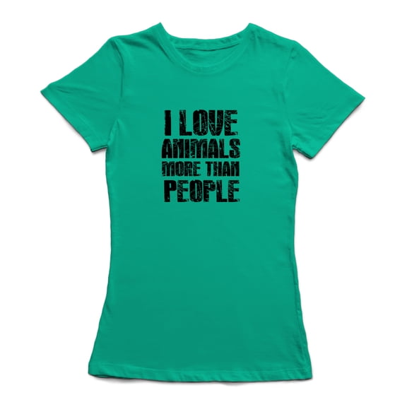 I Love Animals More Than People Women's T-shirt