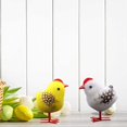 thumbnail image 4 of The The The Chicks Garden 2PC Moss Furry On Of Chicks Table At Stand Easter Home Decor Large Gnomes Garden Decorations, 4 of 5