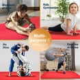 thumbnail image 3 of Foamma Gymnastics Mat - 6" x 4 ft x 8 ft, Red Landing Mat for Kids and Adults, Wrestling Mat with Waterproof Cover, High-Density Tumbling Mat, Gymnastics Equipment for Indoor and Outdoor, 3 of 7