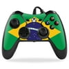 MightySkins PREXBONCO-Brazilian Flag Skin for PowerA Pro Ex Xbox One Controller Case Wrap Cover Sticker - Brazilian Flag