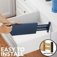 thumbnail image 6 of SpaceAid Bamboo Dresser Drawer Dividers 6 Pack, 4.65“ High Adjustable 12.5“-17” Drawer Organizers for Clothing, Blue, 6 of 7