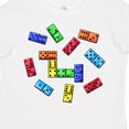 thumbnail image 4 of Inktastic Colorful Dominoes Boys or Girls Toddler T-Shirt, 4 of 5