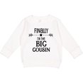 thumbnail image 2 of Inktastic Finally I'm the Big Cousin Toddler Sweatshirt, 2 of 4