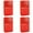 Watermelon Red 4PCS, variant on Sound Machine with 16 Sound Effects,Electronic Sound Maker,Prank Items Gift for Adults,Fart Noise Maker Pranks,Prankster Stuff for Adults,Funny Game Machine Red 2PCS