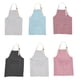thumbnail image 5 of Unisex Kitchen Front Bolsets Delantal Grasa a prueba de ropa Chef cocinar BIB Outdoor BBQ Server Artist Bakery Restaurante Gadgets Red Eigraketly HA010194-03, 5 of 6