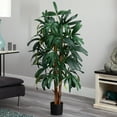 thumbnail image 3 of Nearly Natural 4' Raphis Palm Artificial Tree, 3 of 4