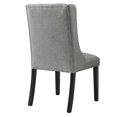 thumbnail image 5 of Side Dining Chair, Light Grey Gray, Fabric, Kitchen Cafe Bistro Hospitality Restaurant, Modern Contemporary HB32934, 5 of 8