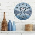 thumbnail image 3 of GZHJMY Pretty Swan Wall Clock, 10" Silent Non Ticking Round Clock, Oil Painting Easy to Read Clock for Living Room Bedroom Bathroom Home Decor Holiday Gifts, 3 of 7